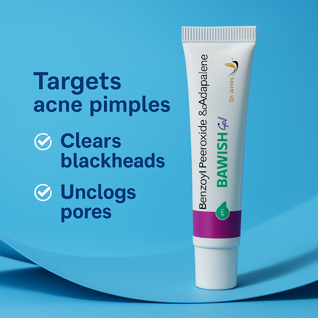 Dr. Awish BAWISH Gel – Advanced Acne Solution with Benzoyl Peroxide & Adapalene