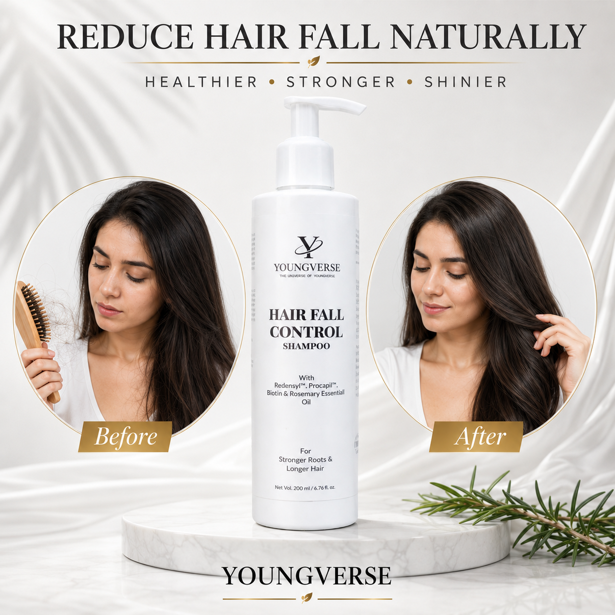 YOUNGVERSE Hair Fall Control Shampoo - 200ml