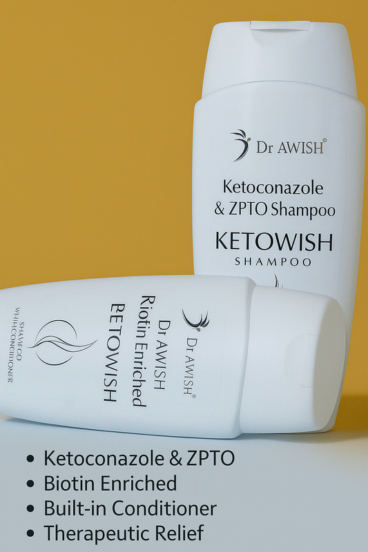 Dr. Awish Ketowish Anti-Dandruff & Keratin Smoothening Shampoo Complete Hair