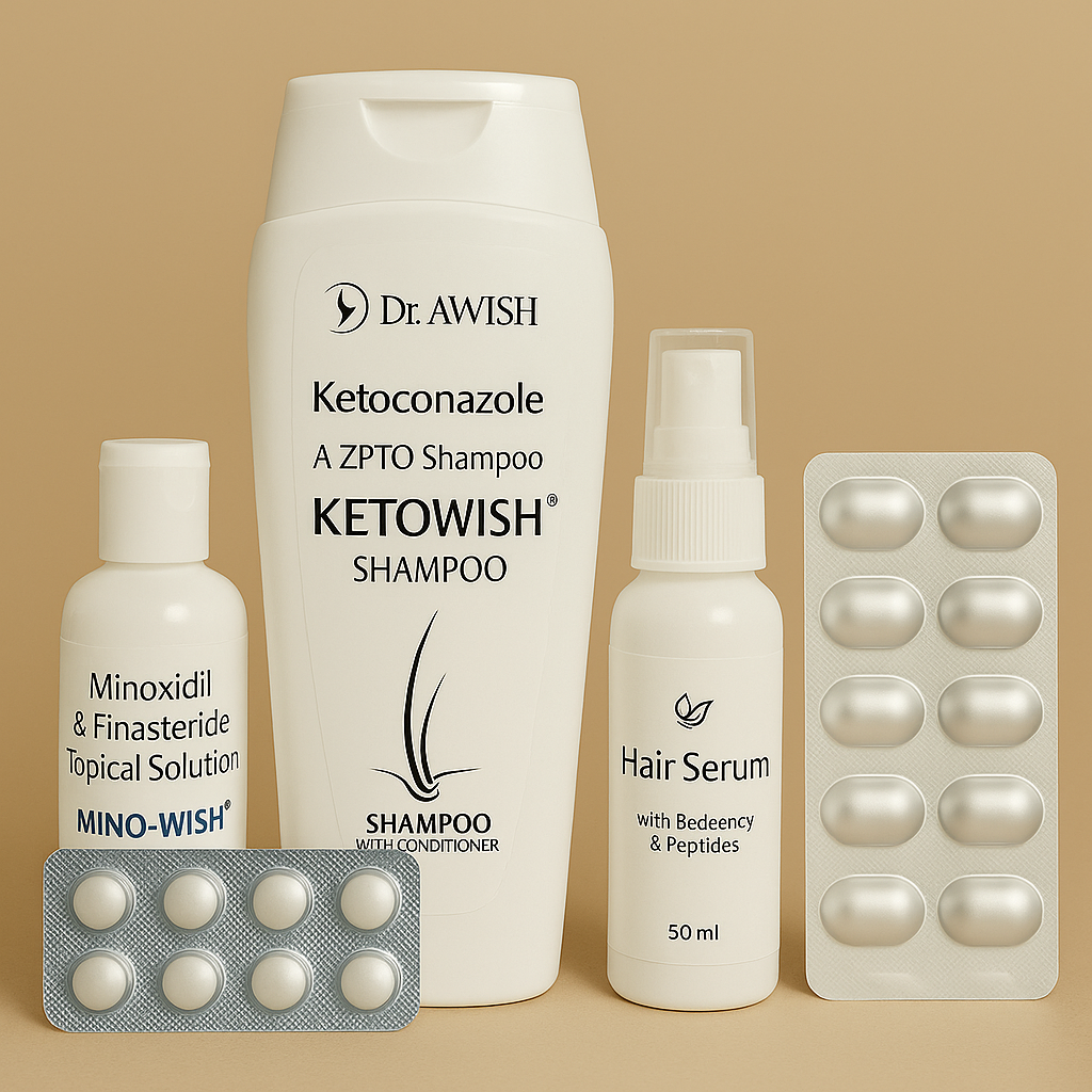Dr. Awish Hair Care Kit for Hair Loss | Strengthen, Regrow & Nourish