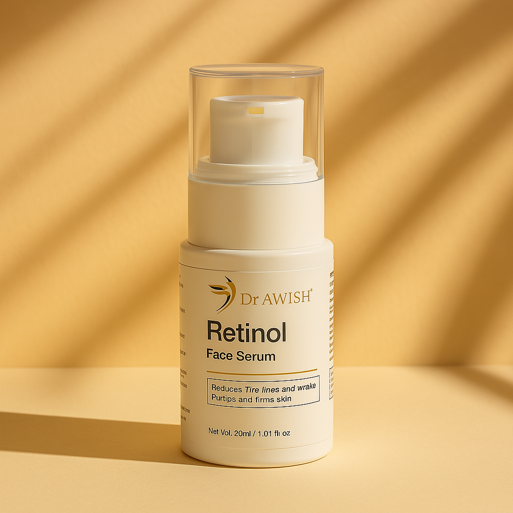 Dr. Awish Retinol Face Serum – Hydrate, Brighten & Combat Aging | 30ml