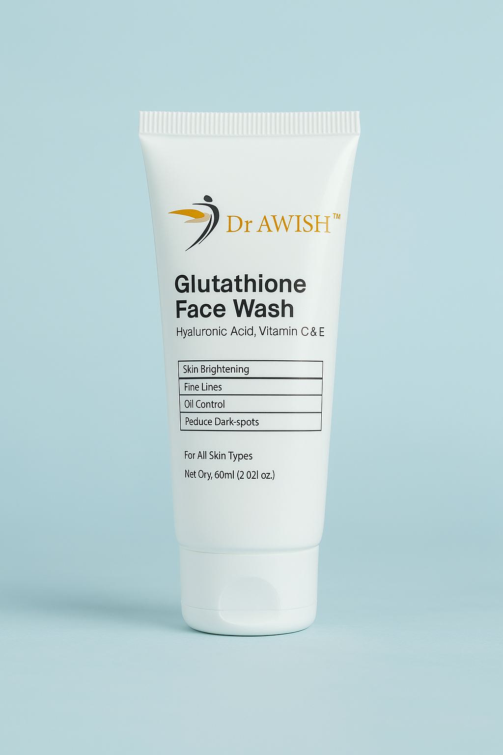 Dr. Awish  Glutathione Face Wash for Bright, Even-Toned Skin