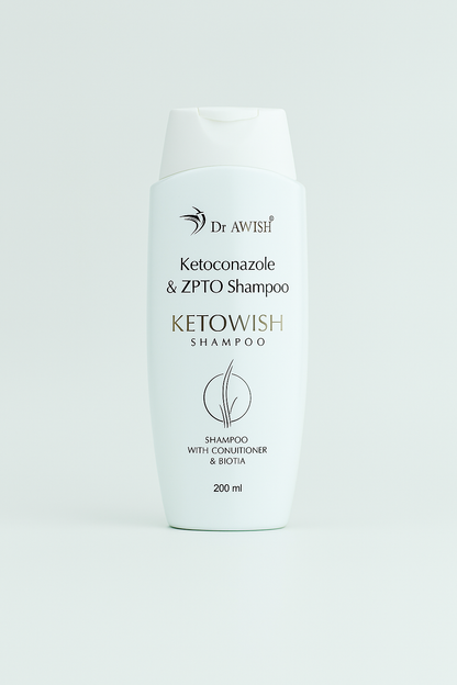 Dr. Awish KetoWish Anti-Dandruff Shampoo – Powerful Relief with Scalp Nourishment
