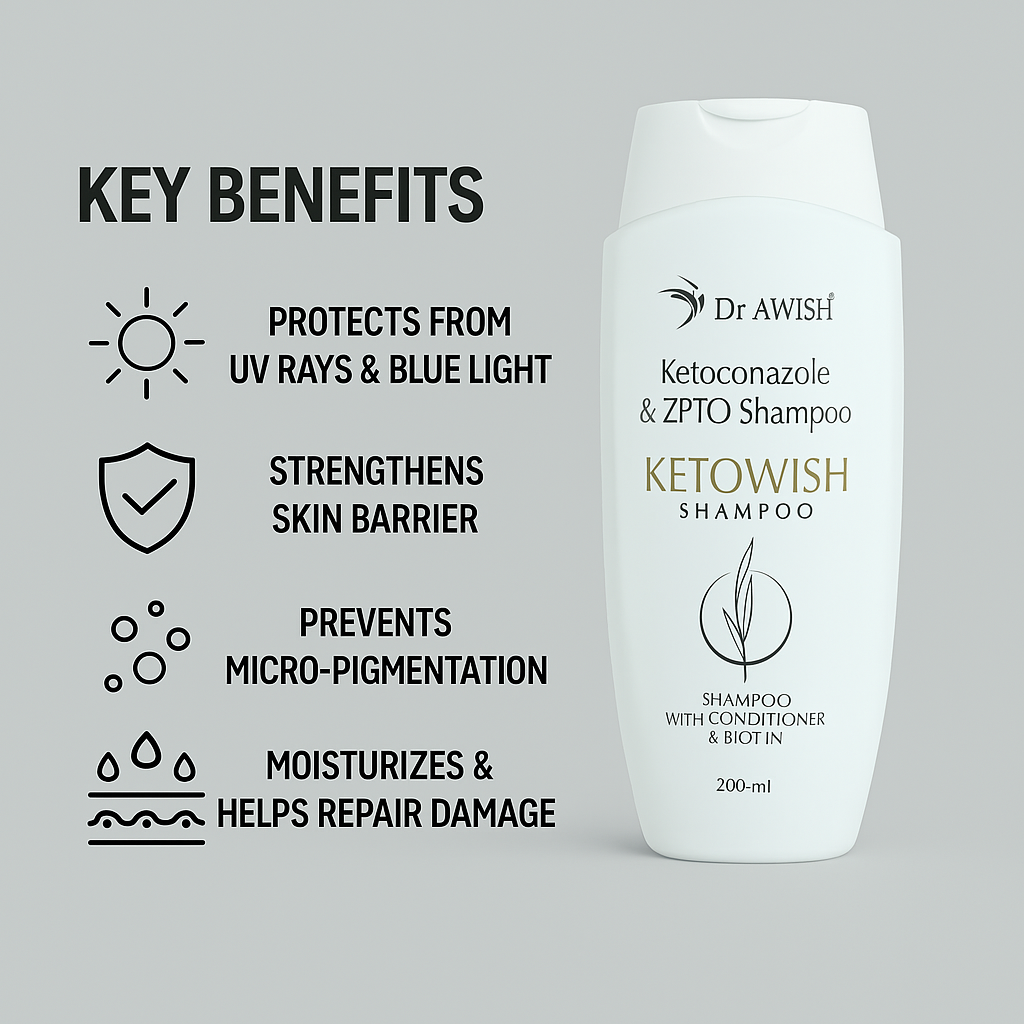 Dr. Awish KetoWish Anti-Dandruff Shampoo – Powerful Relief with Scalp Nourishment
