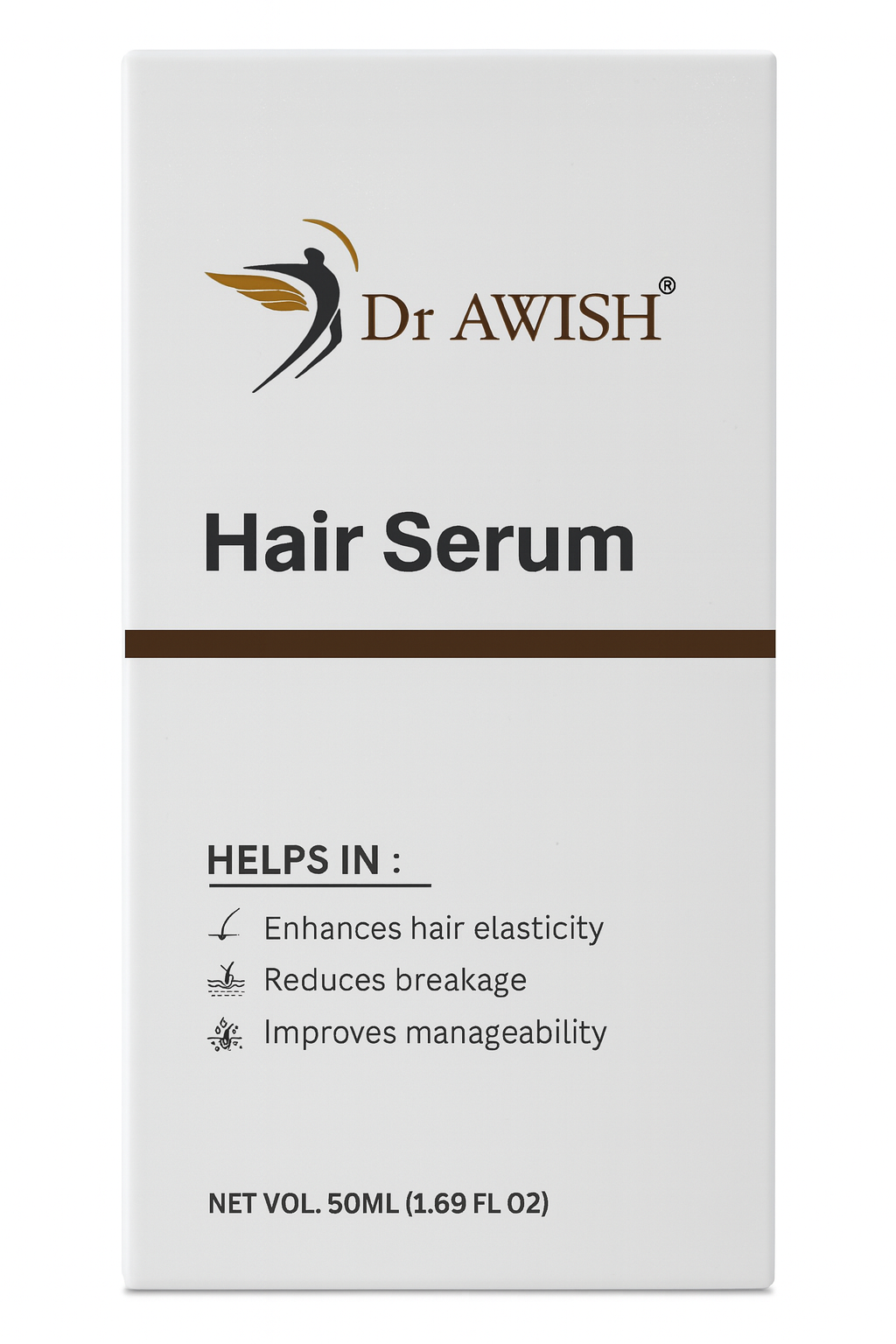 Dr Awish Hair Serum Anti-Breakage & Smooth Hair Formula - 50ml