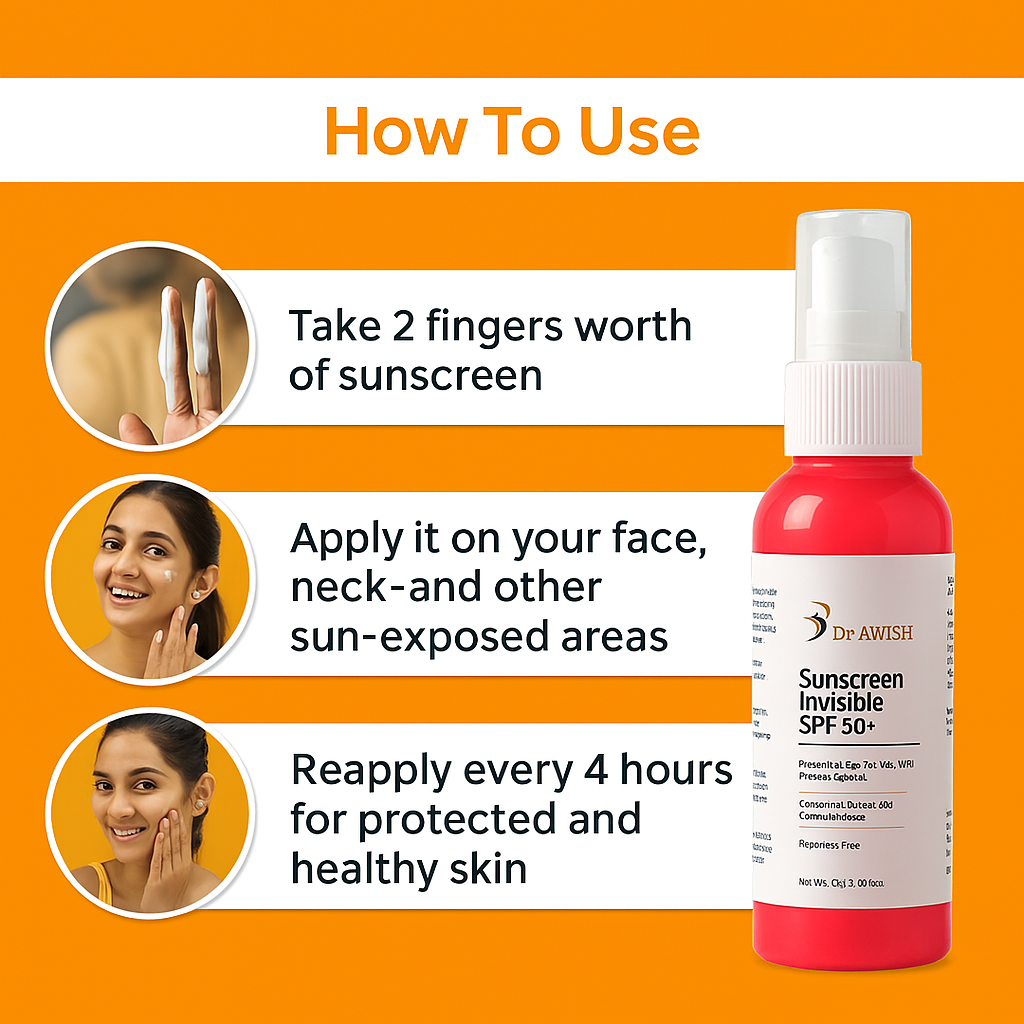 Dr.Awish Sunscreen Invisible SPF 30+