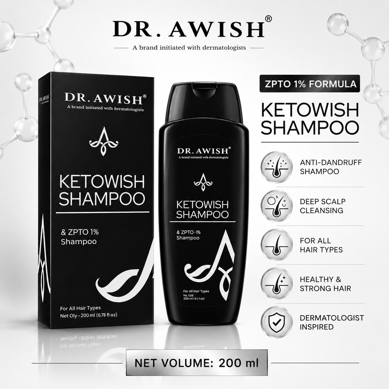Dr. AWISH Ketowish Shampoo