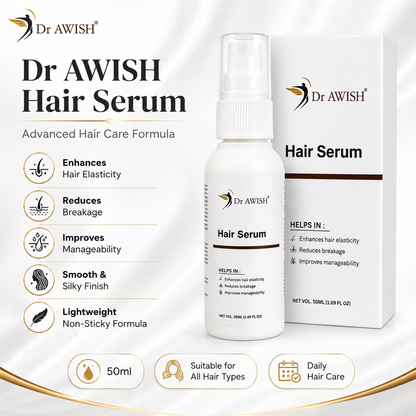 Dr Awish Hair Serum Anti-Breakage & Smooth Hair Formula - 50ml
