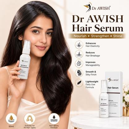 Dr Awish Hair Serum Anti-Breakage & Smooth Hair Formula - 50ml