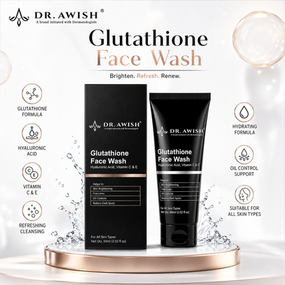 Dr. Awish  Glutathione Face Wash for Bright, Even-Toned Skin