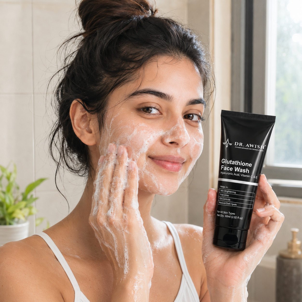 Dr. Awish  Glutathione Face Wash for Bright, Even-Toned Skin
